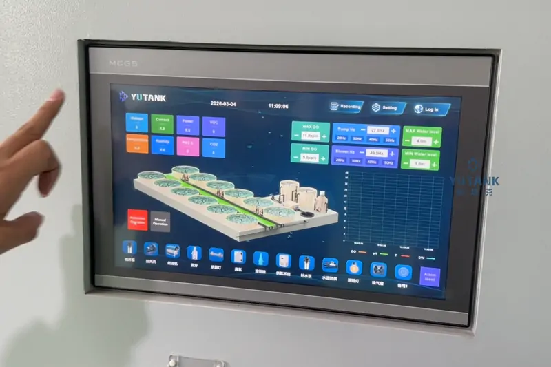 RAS oxygenation system for controlled environment