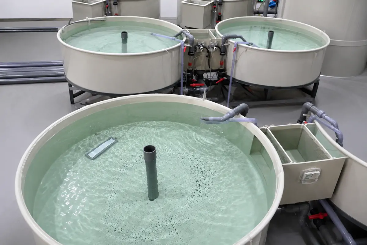 Aquaculture water treatment drum filter