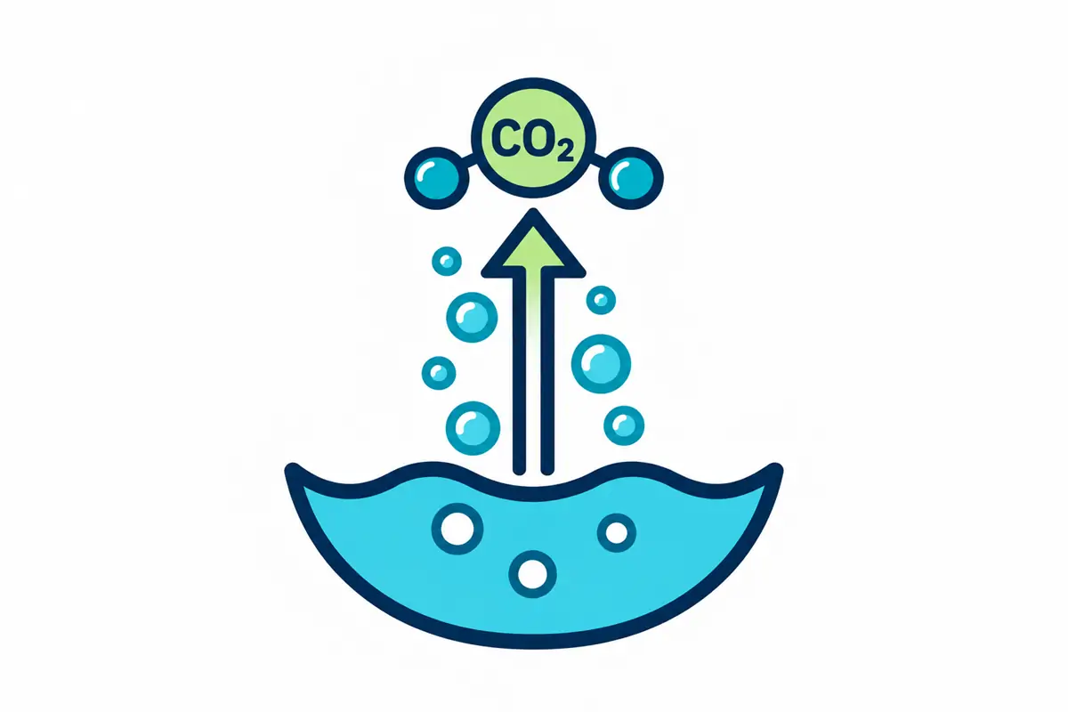 Dissolved carbon dioxide